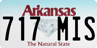AR license plate 717MIS