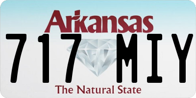 AR license plate 717MIY