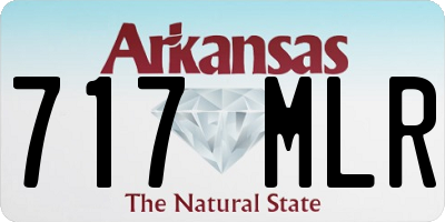 AR license plate 717MLR