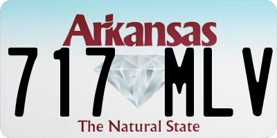 AR license plate 717MLV
