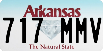 AR license plate 717MMV