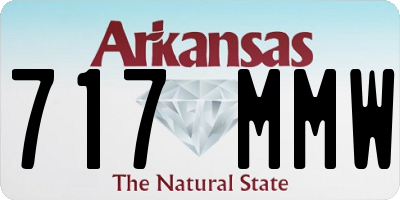 AR license plate 717MMW