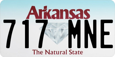 AR license plate 717MNE