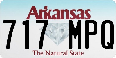 AR license plate 717MPQ