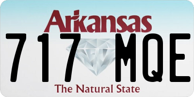 AR license plate 717MQE