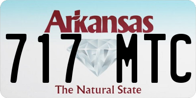 AR license plate 717MTC