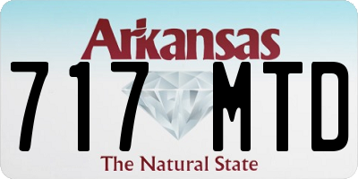 AR license plate 717MTD