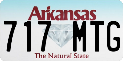 AR license plate 717MTG