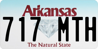 AR license plate 717MTH