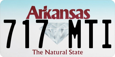 AR license plate 717MTI