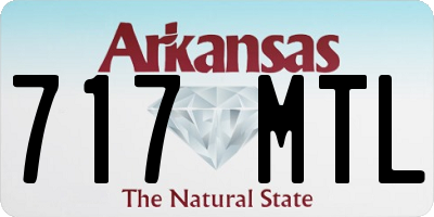 AR license plate 717MTL