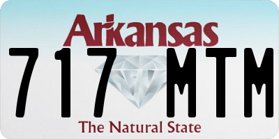 AR license plate 717MTM