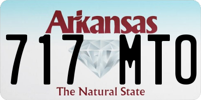 AR license plate 717MTO