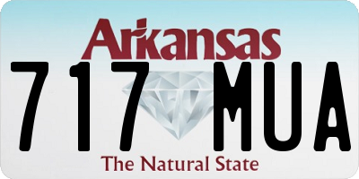 AR license plate 717MUA