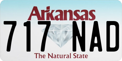 AR license plate 717NAD