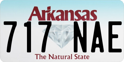 AR license plate 717NAE