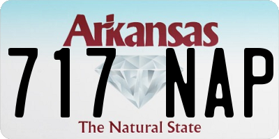 AR license plate 717NAP
