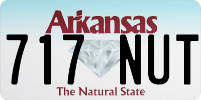 AR license plate 717NUT