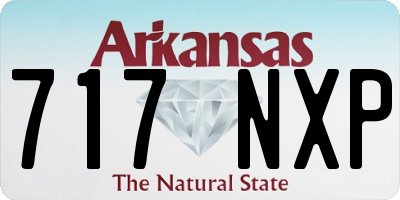 AR license plate 717NXP