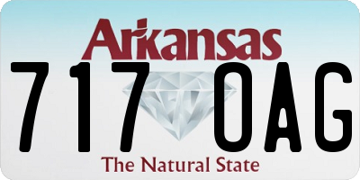 AR license plate 717OAG