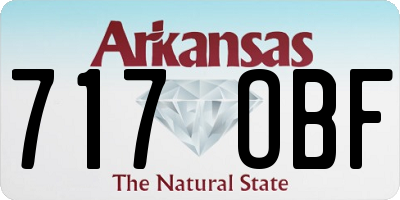 AR license plate 717OBF
