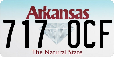 AR license plate 717OCF