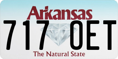 AR license plate 717OET