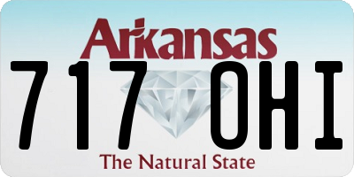 AR license plate 717OHI