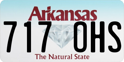 AR license plate 717OHS