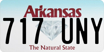 AR license plate 717UNY