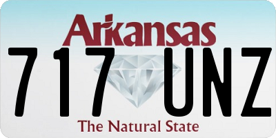 AR license plate 717UNZ