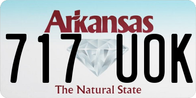 AR license plate 717UOK
