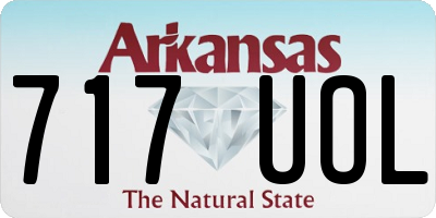 AR license plate 717UOL