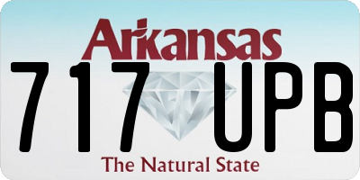 AR license plate 717UPB