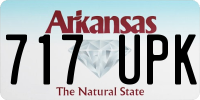 AR license plate 717UPK