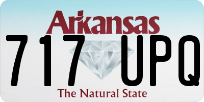 AR license plate 717UPQ