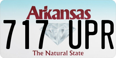 AR license plate 717UPR