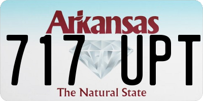 AR license plate 717UPT