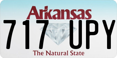 AR license plate 717UPY