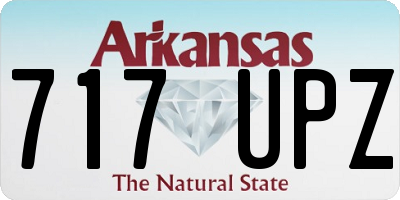 AR license plate 717UPZ