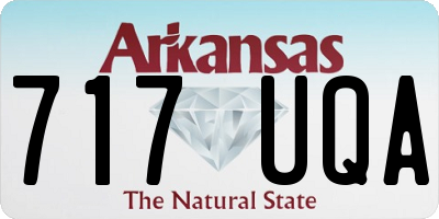 AR license plate 717UQA