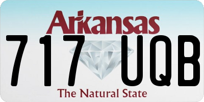 AR license plate 717UQB