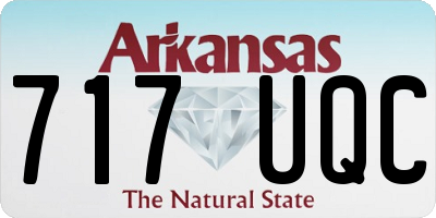 AR license plate 717UQC