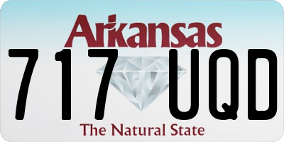 AR license plate 717UQD