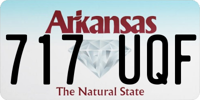 AR license plate 717UQF