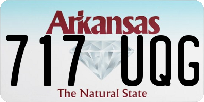 AR license plate 717UQG