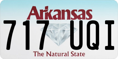 AR license plate 717UQI