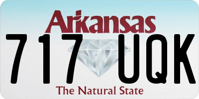 AR license plate 717UQK