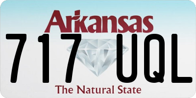 AR license plate 717UQL