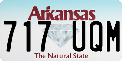 AR license plate 717UQM